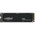 Crucial T700 SSD 1TB PCIe Gen5 NVMe M.2 SSD Interno Gaming, Fino a 11.700MB/s, Microsoft DirectStorage, Retrocompatibilità PC