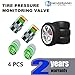 Price comparison product image Aridox(TM) 4pcs/lot Car Auto Tire Pressure Monitor Valve Stem Cap Sensor Indicator 3 Color Alert Drop shipping D10