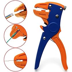 Pince à dénuder et coupe-fil automatique, outil de dénudage robuste 2 en 1 pour réparation électronique et automobile