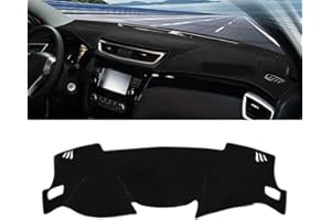 Mikalin - Auto-Armaturenbrett-Abdeckung Kratzfeste Innen-Armaturenbrett-Abdeckungen - passt für Nissan Qashqai J11 2014 2015 2016 2017 2018 2019 2020