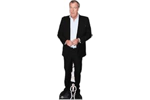 STAR CUTOUTS Sagoma in Cartone a grandezza Naturale di Jeremy Clarkson, CS712, con Mini Supporto per Fan, Regali, Compleanni e Feste, Multicolore, Lifesize