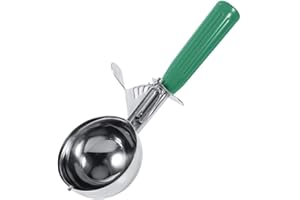 XGAGHB Dingln Gourmet Cuchara para Helado, Práctica Fruta Del Acero Inoxidable De Helado De La Cucharada De Cuchara Con La Herramienta De Cocina Mango De Plástico (6,5 Cm)