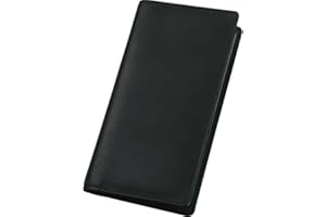 ALASSIO 41006 - Album na Wizytówki z Imitacji Skóry FINEtouch, Czarne Etui na 120 Kart, Ok. 20 x 11,5 x 1,5 cm