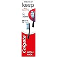 Colgate Keep 360 Max White Toothbrush Replacement Heads | to be used with Colgate Keep replaceable head toothbrush | comes in a pack of 2 | stain removing cups | tongue and cheek cleaner