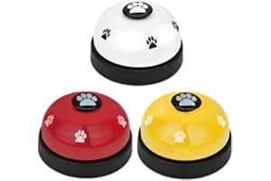 MAXIN Campanello per addestramento del Cane, Set Massimo di 3 campanelli per vasino per Cuccioli di Cane, Esterno, Dispositivo di Comunicazione per Strumenti per Animali Domestici