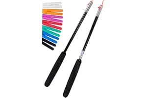 Juggle Dream SuperGlass Fibre Diabolo Handsticks with String - these Juggling Diablo Hand Sticks are Designed for Grinds and Stick Releases (Black)