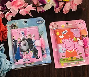 Le Delite ( Pack of 2 ) Lock Diary / Unicorn Lock Diary / Lock Diary for Girls/ Unicorn Diary for Girls / Button Diary /Diary for Girls/ Diary with Pen Combo Set for Girls/Boys Birthday Gift for Kids