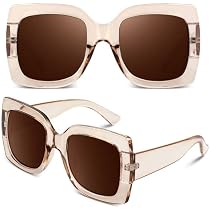 FEISEDY Classici Occhiali da Sole Oversize per Donna Montatura in