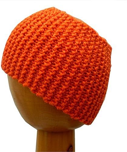 Dreadz Chunky Knitted Head Band (Orange)