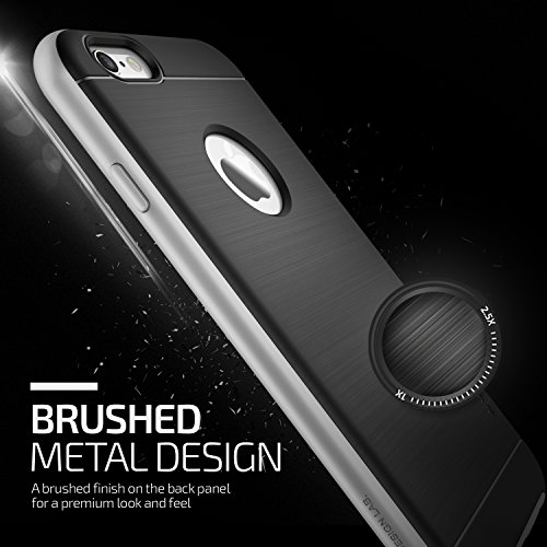 iPhone 6 6S Plus caso  VRS dise  o     plateado  Slim Fit golpes doble protecci  n Cover  alta Pro Shield  Premium de TPU con PC parachoques resistente protecci  n h  brida tel  fono m  vil para Apple Iphone 6  PLUS 6S Plus