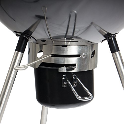 Rustler RS-0876 Holzkohle Kugelgrill, 58 cm, schwarz, 57 x 57 x 106 cm - 3