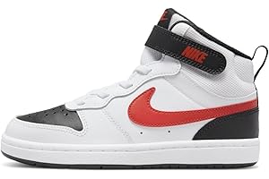 Nike Garçon Unisex Kinder Court Borough Mid 2 Little Kids' Shoe