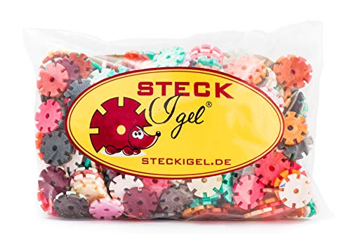Preisvergleich Produktbild STECKIgel Steckspiel in Trendfarben, gemischt 500 Teile