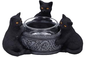 Nemesis Now Familiar Trio uchwyt na podgrzewacz, czarny, 10 cm