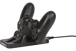 Konix Mythics Support double station de charge pour manettes DualShock PS4 - Charge rapide 4h - Noir