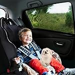Aodoor (2er-Pack) Sonnenschutz Auto für Kinder, Hunde und Babys , Sonnenblende Autos blockt mehr als 97% der schädlichen UV-Strahlung, Seitenscheibe Autosonnenschutz passt universell
