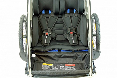 Sitzpolster Babysitz für Qeridoo Fahrradanhänger Sportrex2, Speedkid2, KidGoo2 - 4