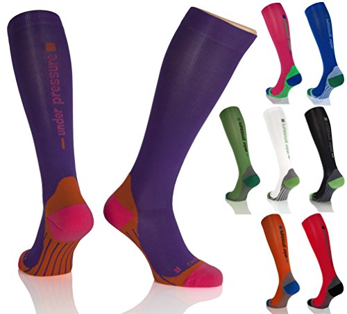 SPORT KOMPRESSIONSSTRUMPF 'under pressure' RUNNING (Kompression: 20-22mmHg) - Höchste Qualität, Made in Germany!