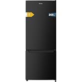 Cecotec Frigor&iacute;fico Combi Bolero CoolMarket Combi 205 DF Black E, Clase E, 205 L, DeFrost, Fast Cooling, Puerta Reversible, L