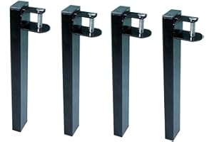 JIMENA Y SUS COSAS Patas de Camas de distintas medidas y formas PATAS CANGURO CAMA NIDO para bastidor 30X30mm y 37cm altura 4 Patas Cama Nido Parte Alta Superior del somier. Gran Resistencia. Fabricado en Europa