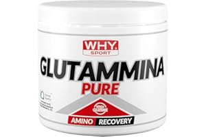 WHY SPORT GLUTAMMINA PURE - Aminoacidi - Integratore Alimentare a Base di L-Glutammina - 250 gr