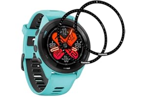 Camokia 2 Stück 9H Härte HD Klar Schutzfolie für Garmin Forerunner 965 Schutzglas, 0.33mm Ultra-klar Glas für Garmin Forerunner 965 Displayschutzfolie,Ultrabeständig für Garmin Forerunner 965 Panzer