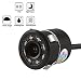 Produktbild KOBWA Auto Backup Kamera, wasserdicht 170 Grad Blickwinkel verstellbar IP68 18,5 mm Loch HSS-HD Kamera Rückfahrkamera, wasserdicht, mit 8 LED Nachtsicht Lichter