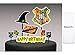 Produktbild 1 x Coco&Bo - Magical Wizarding Hogwarts School Cake Topper - Happy Birthday - Harry Potter Theme Hogwarts Houses Party Table Decorations & Cake Accessories by Coco & Bo