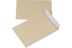 ‎OFFICER PRODUCTS Koperty z Taśmą Silikonową OFFICE PRODUCTS HK C4 229x324mm 90gsm 10szt Brązowe/Koperty i Akcesoria do Wysyłek/Typ-z Taśmą Silikonową/Rodzaj-HK/Kolor-Brązowy/Gramatura (g/m2)-90