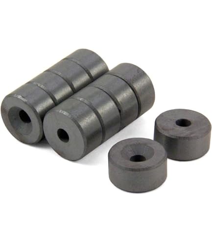 Aimants Ferrite Y10 25x10x5,1mm - Pack De 20 Pour Bricolage, Art Et Modélisme