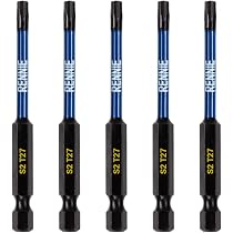 Rennie Tools T27 TX27 Schlagschrauber-Bit-Set – 10 Bits à 32 Mm, Magnetisch, Schwarz Beschichtet