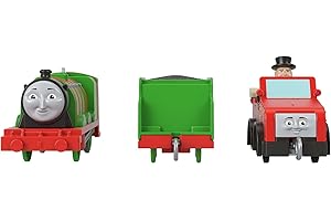 Thomas & Friends Fisher-Price Henry with Winston and Sir Topham Hatt, Motorized Toy Train for Preschool Kids 3+