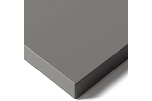 ‎DESKTRONIC Desktronic Tischplatte 160x80 cm Schreibtischplatte – Perfekt für höhenverstellbare Schreibtische, Esstische und mehr – Made in Europe – 25 mm stabile Tischplatte langlebig (Grau)