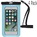 Price comparison product image Waterproof Case,4 Pack iBarbe Universal Cell Phone Dry Bag Pouch Underwater Cover for Apple iPhone 7 7 plus 6S 6 6S Plus SE 5S 5c samsung galaxy Note 5 s8 s8 plus S7 S6 Edge s5 etc.to 5.7 inch,skyblue