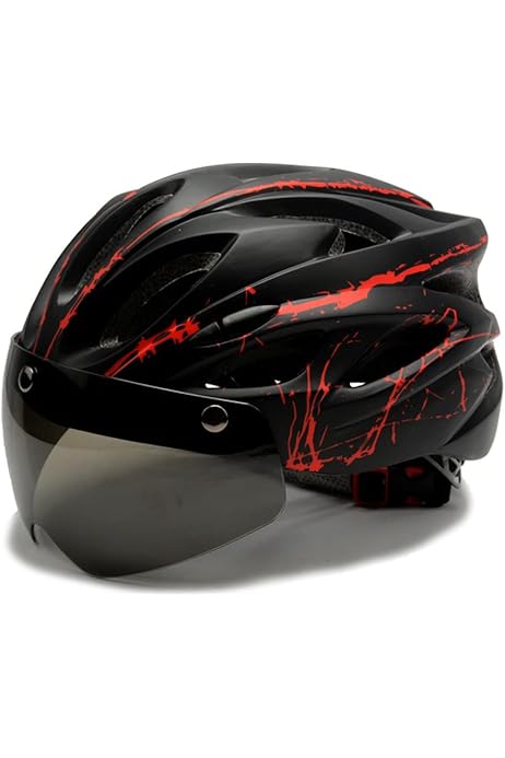 Monopattino Elettrico Adulto Casco Bici Urbano Con Visiera Favoto