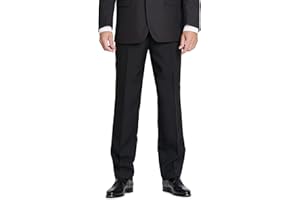 Mill&Tailor Herren Hose Conrad Schwarz I Schwarze Hose Herren I Baukasten System I Hose für Männer mit angenehmen Fit I Auch für kräftige Männer