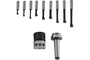 Generic Tråkig Bar, Linje Tråkig Maskin Huvud Hög Hårdhet Kol Stål F1 Tråkigt Huvud 1-1/2-18UNF Svanstråd M12 MT3 Shank Tail Thread Boring Adapter MT3 Boring Tool F1 M12