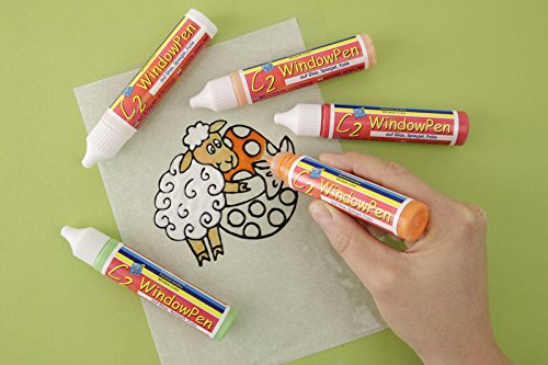 6er Set Window Color Pen helle Farben, Window Color 6 Farben im Set - 2