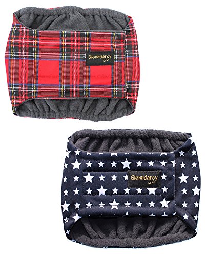 Pañales para el ombligo de perro, talla pequeña, tejido impermeable, marca de orina o incontinencia de orina (2 unidades)