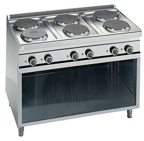 Preisvergleich Produktbild Elektroherd, 6 Platten, 1200x700x850 mm