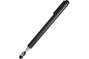 AIKESIWAY Universal Telescopic Stylus Pen for Touch Screens,Retractable Pointer Stick & Stylus with Special Flocking Tip,Extendable High Precision & Soft, Stylus Pen for Touch Screens (Black)