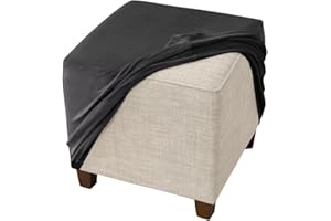 UYEOCO Hockerbezug Fußhocker Rund/Quadratisch/Rechteckig 40x40/50x50 Ottoman Cover Ottomane Schonbezug Hocker Hussen für Fußhocker Stretch Ottomane Abdeckung Hocker Protector Hockerabdeckung ( Color : 6 @ ,