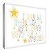 Feel Good Art 
Thick Solid Fronted Canvas Newborn Baby Gift (30 x 20 cm, Multicoloured)
