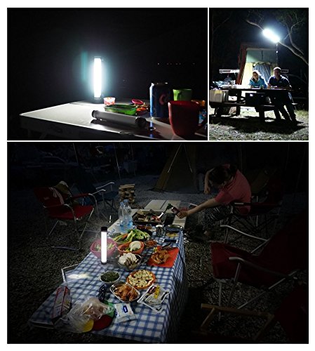 Ryham 200LM 5 Modi Magnetic tragbare LED-Lampe USB aufladbare Nottaschenlampe Laterne für Camping Wandern Sporting Weiß - 3