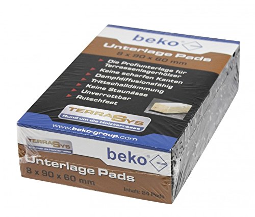 Preisvergleich Produktbild TerraSYS Unterlage-Pads 8x90x60 mm