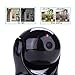 Keekoon H.264 HD P2P Wireless IP Camera Wifi Baby Monitor IR Network Cam Pan/Tilt Support 30 ft Night Vision, Two Way Audio, Motion detection, IOS/Android (KK002 Black)
