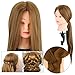Hotrose Salon Hairdressing 26 inch 30% Long Real Human Hair Student Practice Mannequin Training Head with Clamp (26 inch, #2)