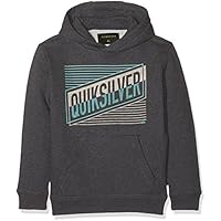 Quiksilver Port Roca Hoodie Youth Sudadera con Capucha, niños, Gris (Tarmac Heather), M