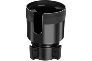 ZephyrCraft Car Cup Holder Expander Adapter for Cars - Adjustable Multifunctional Cup Holder Insert Fits Stanley 0.4-1.2L Large Bottles Mugs, Universal Fit 7-10CM