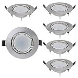 hochvolt led einbaustrahler schwenk- und dimmbar Direkt an AC 220~240V - Anschluss an 16cm Kabel, kein Trafo notwendig